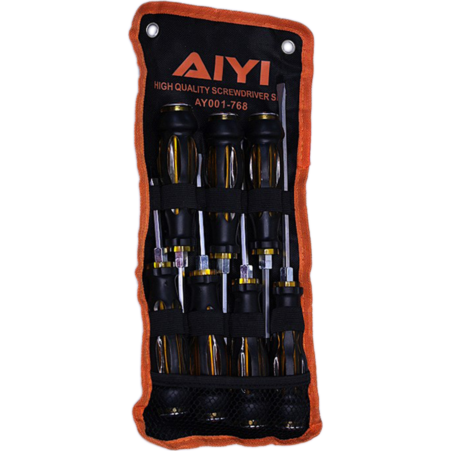 AIYI Clear/All Steel 7pce Screwdriver Set