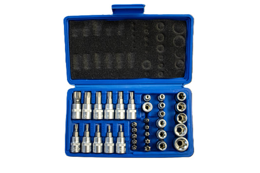 34pce E Socket and Bit set