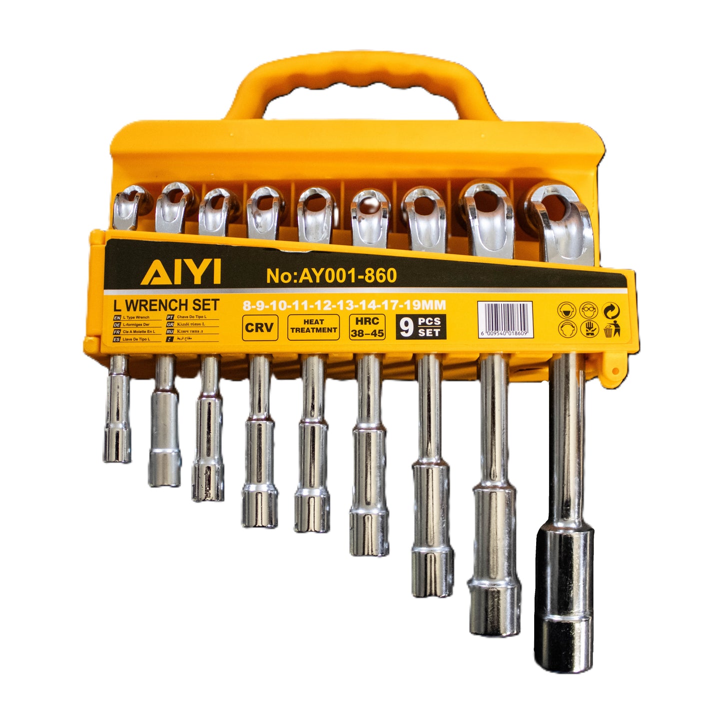 L-Wrench 8mm-19mm Set